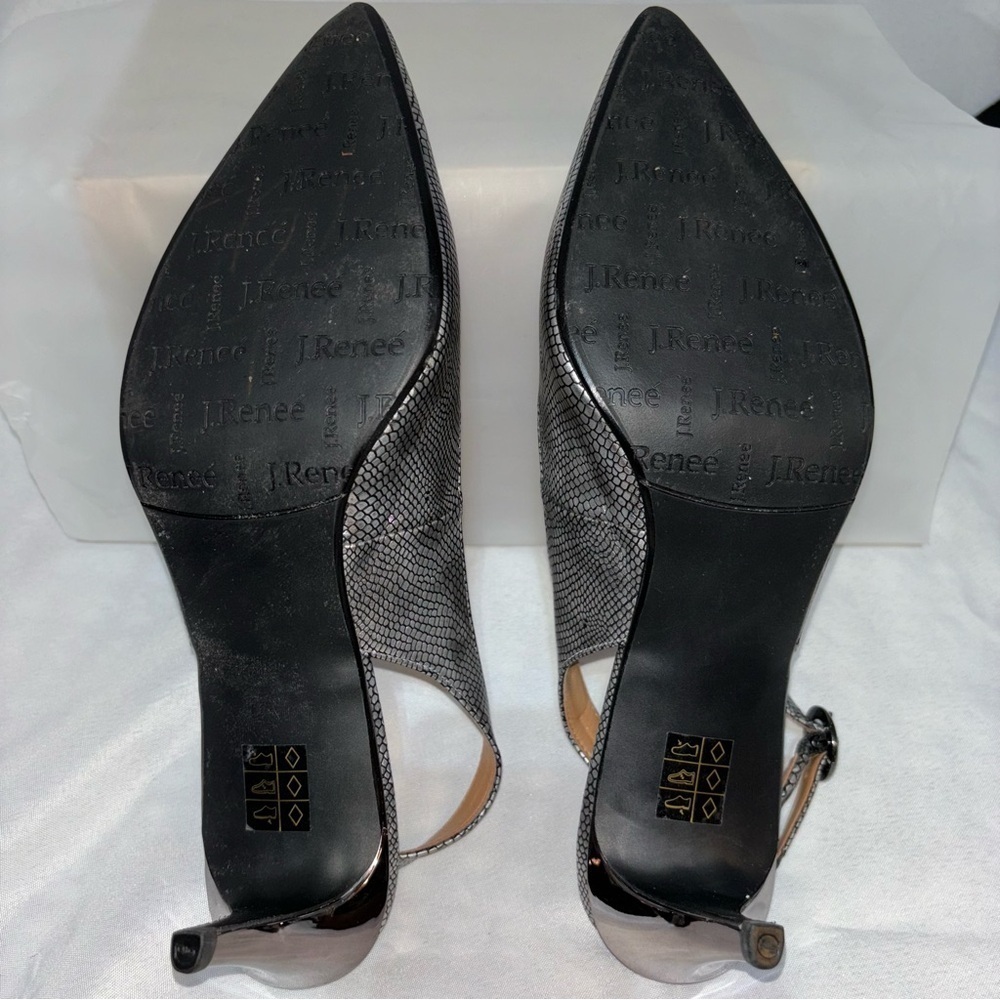 J. Renee Adjustable Slingback Pumps - Size 11 - Picture 3 of 9